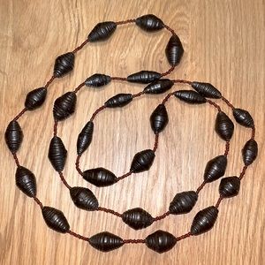 Recycled Paper Bead Necklace